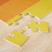 70er Retro-Farbmuster gestrichen Puzzle (Seite)