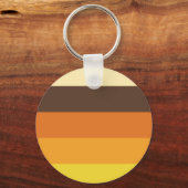 70er Retro-Farbmuster gestrichen Schlüsselanhänger (Vorderseite)