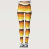 70er Retro Farbmuster Leggings (Vorderseite)