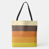 70er Retro Farbmuster Tasche (Vorderseite)