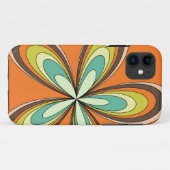 70er Retro-Frühling Hippie Flower Power Case-Mate iPhone Hülle (Rückseite (Horizontal))