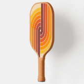 70er Retro Geometric Design Pickleball Schläger (Links)