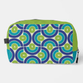 70er Retro Geometric Design Waschbeutel (Vorderseite)