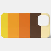 70er Retro-Gestreiftes Farbmuster Case-Mate iPhone Hülle (Rückseite (Horizontal))