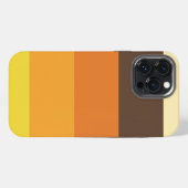 70er Retro-Gestreiftes Farbmuster iPhone Hülle (Rückseite (Horizontal))
