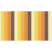 70er Retro gestreiftes Farbmuster Tischdecke (Vorderseite (Horizontal))
