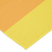 70er Retro gestreiftes Farbmuster Tischdecke (Schrägansicht)