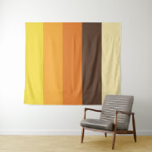 70er Retro-Gestreiftes Farbmuster Wandteppich (Beispiel (Horizontal))