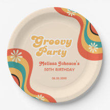 70er Retro Groovy Party Daisies Blume Geburtstag