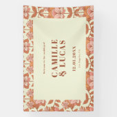 70er Retro Inspiriert Begrüßungszeichen Banner (Vertikal)