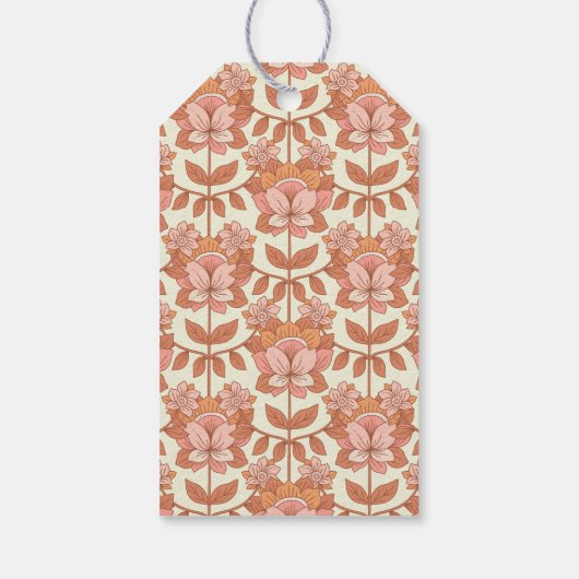 70er Retro Inspiriert Hochzeit Geschenkanhänger (Rückseite)