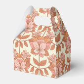 70er Retro Inspiriert Hochzeit Geschenkschachtel (Rückseite)