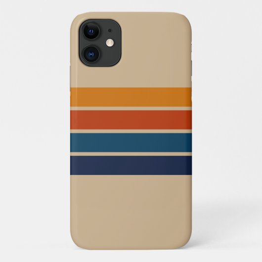 70er Retro iPhone 11 Hülle (Rückseite)