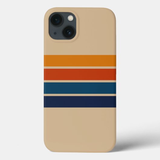 70er Retro iPhone 13 Hülle (Rückseite)