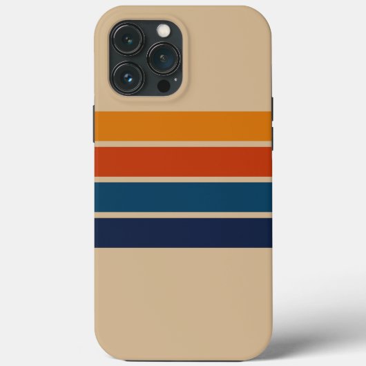 70er Retro iPhone 13 Pro Max Hülle (Rückseite)