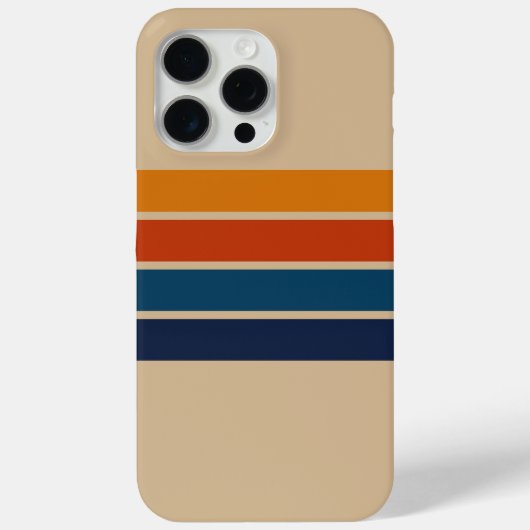 70er Retro iPhone 15 Pro Max Hülle (Rückseite)