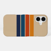 70er Retro iPhone 16 Hülle (Rückseite (Horizontal))