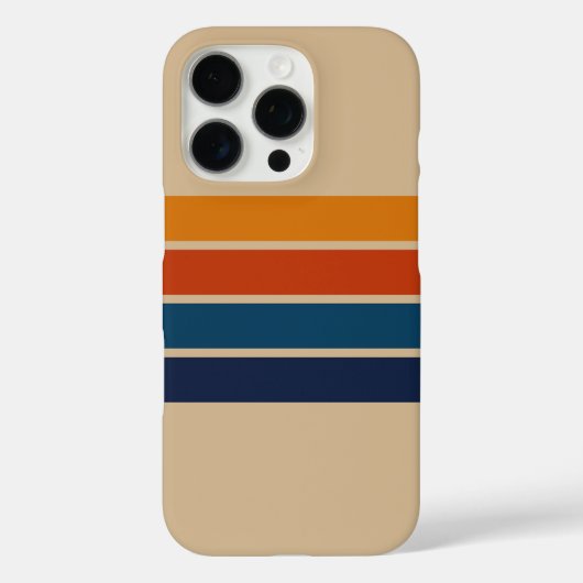 70er Retro iPhone 16 Pro Hülle (Rückseite)