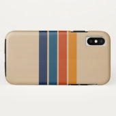 70er Retro iPhone XS Hülle (Rückseite (Horizontal))