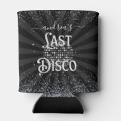 70er Retro Letzte Disco Junggeselinnen-Abschied Wo Dosenkühler (Rückseite)