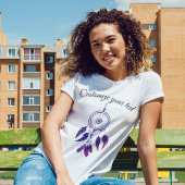 70er retro lila Träumerei maßgeschneiderte Angebot T-Shirt