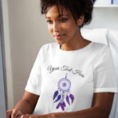 70er retro lila Träumerei maßgeschneiderte Angebot T-Shirt