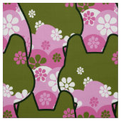 70er Retro Mod - Katzengewebe Stoff (Muster)