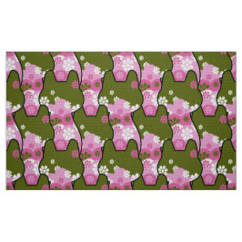 70er Retro Mod - Katzengewebe Stoff