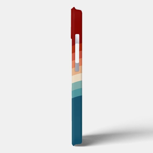 70er Retro Muster Case-Mate iPhone Hülle (Rückseite / Links)