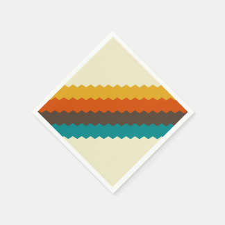 70er Retro-Muster Serviette