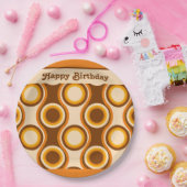 70er Retro Party Pappteller (Party)