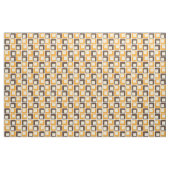 70er Retro Quadrat formt Muster Stoff (Fat Quarter (45,7 x 55,9 cm))
