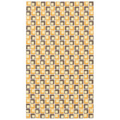 70er Retro Quadrat formt Muster Tischdecke (Vorderseite)