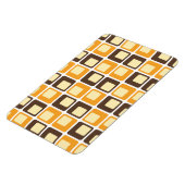 70er Retro-Quadratmuster Magnet (Linke Seite)
