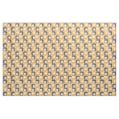 70er Retro-Quadratmuster Stoff (Fat Quarter (45,7 x 55,9 cm))