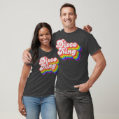 70er Retro Rainbow Disco King T-Shirt (Unisex)