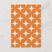 70er Retro Rainbow Groovy Wedding Details Begleitkarte (Rückseite)