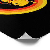 70er Retro Soul Music Gerne Soul Music Poster (Ecke)