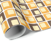 70er Retro Square Shapes Geschenkpapier (Rolleneckpunkt)