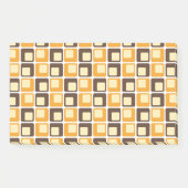 70er Retro Square Shapes Post-it Klebezettel (Vorderseite)