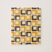 70er Retro Square Shapes Puzzle (Vertikal)