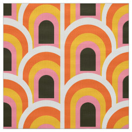 70er-Retro-Stoffmuster Stoff