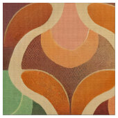 70er-Retro-Stoffmuster Stoff (Nahaufnahme)