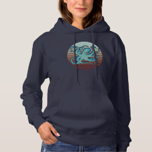 70er Retro Style Octopus Hoodie