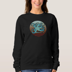 70er Retro Style Octopus Sweatshirt