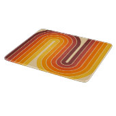 70er Retro Vintag Style Geometric Design Schneidebrett (Ecke)