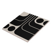 70er Retro Vintag Style Geometric Pattern Fliese (Seite)