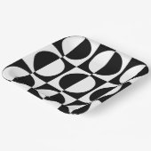 70er Retro Vintag Style Geometric Pattern Pappteller (Gewinkelt)