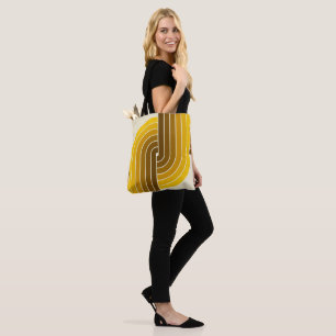 70er Retro Vintag Style Geometric Pattern Tasche