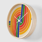 70er Retro Vintag Style Geometric Pattern Uhr (Winkel)